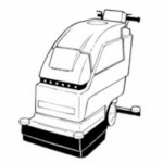 Manual Tennant 5200 Battery Automatic Scrubber